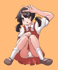 歌愛ユキちゃんのしゃがみパンチラに潜りたい