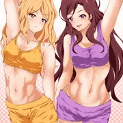 美組の腹筋はえっち