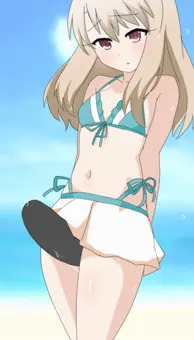 イリヤ素股GIF