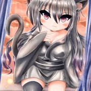 窓辺の黒猫