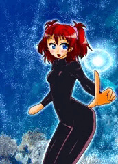 ダイバースーツ光ちゃん　カラー差分