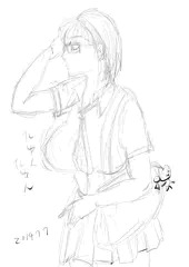 らくがき、もしゃもしゃ