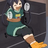 部屋着あずにゃんテープ巻き