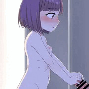 梓希ちゃんの亀頭磨き