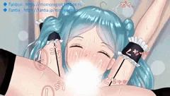 のどがあついの　( 『ももれぷニーソ百合娘』 より)