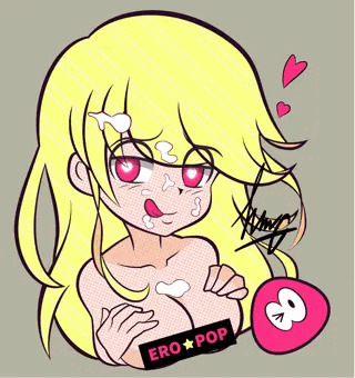 ＥＲＯ☆ＰＯＰステッカーデザイン　ご機嫌ちゃん