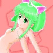 全裸少女
