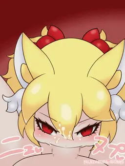 [オリジナル]金髪狐耳ちゃんフェラ