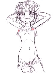 咲のエロい服の子