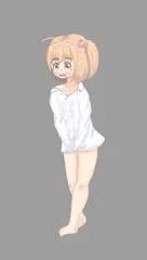 裸ワイシャツ