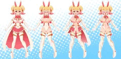 着せ替えイラストサンプル集①
