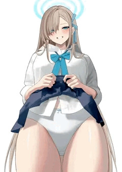 スカートたくし上げアスナ