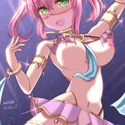 激しく踊るシンシアちゃん