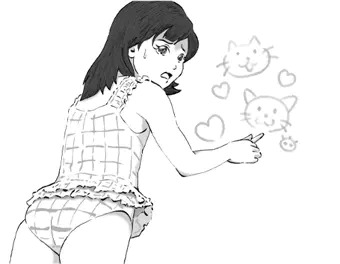 落書きＪＳにお仕置き♪