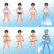 マーメイドラピス着せ替えサンプル②