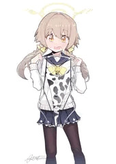 着る間際になって水着のヤバさに気づいたヒフミちゃん