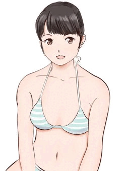 水着女子