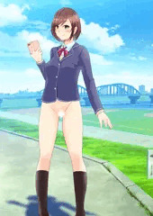 下半身の衣類をつけない世界線のjk