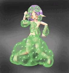 精霊さんスライム姦（差分はリョナ）