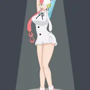 ウタちゃん膨乳/人格排泄(gif)