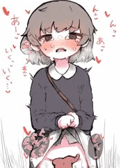 お出かけ中のつぐちゃんと…
