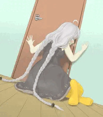 あと少しのところで神のいたずらを受けるあかりちゃん