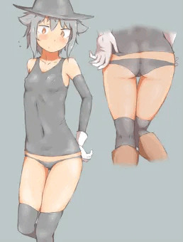 股上スカート魔女ちゃん(仮)