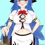 顔と同じサイズの乳房の天子