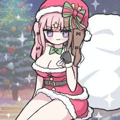 ミニスカサンタだよーー！！❤️