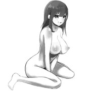 モノクロ女の子