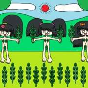 葉っぱの少女たち