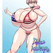 星咲アロマ星条旗ビキニ