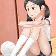 体育座りin体育館