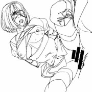 2B 下描き　14