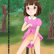 縄跳び娘と