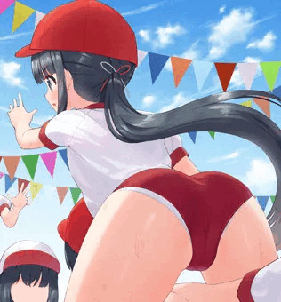 ブルマで騎馬戦するうちの子