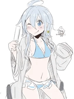 オリキャラ水着パーカーすけべ