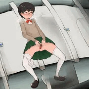 立ちション地味眼鏡
