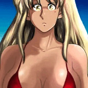 正面顔の麗子