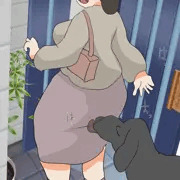 背後から