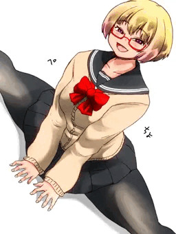 体がやわらかい女の子