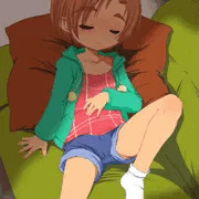 陽射しの中のかおる