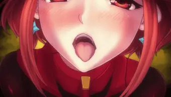 ホムパイ③　夢中でしゃぶるホムラ