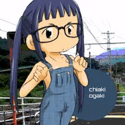 裸オーバーオール千明ちゃん