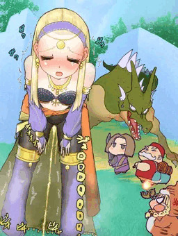 ドラゴンにびびってお漏らしするセーニャさん