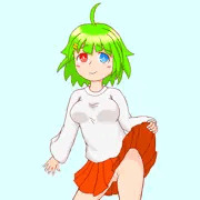 「たくしあげですよ変態さん」