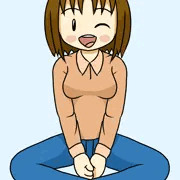 落書き線目ちゃん（仮）