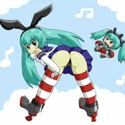 お空のミクさん