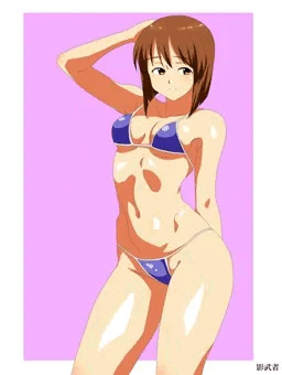 雪歩と青ビキニと新年のご挨拶