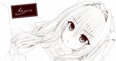ヤミちゃんとラブラブ！　制服Ver　線画